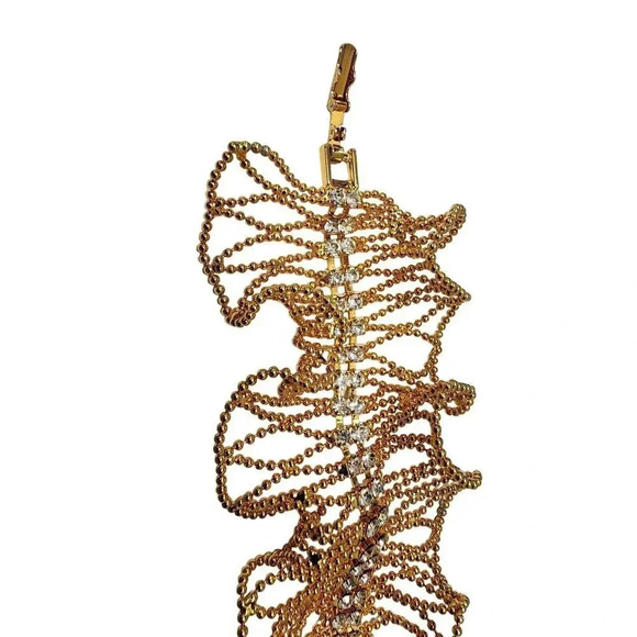 NWT Vintage Gold Beads Special Style with CZ Bracelet – 6 inches - Picture 3 of 5